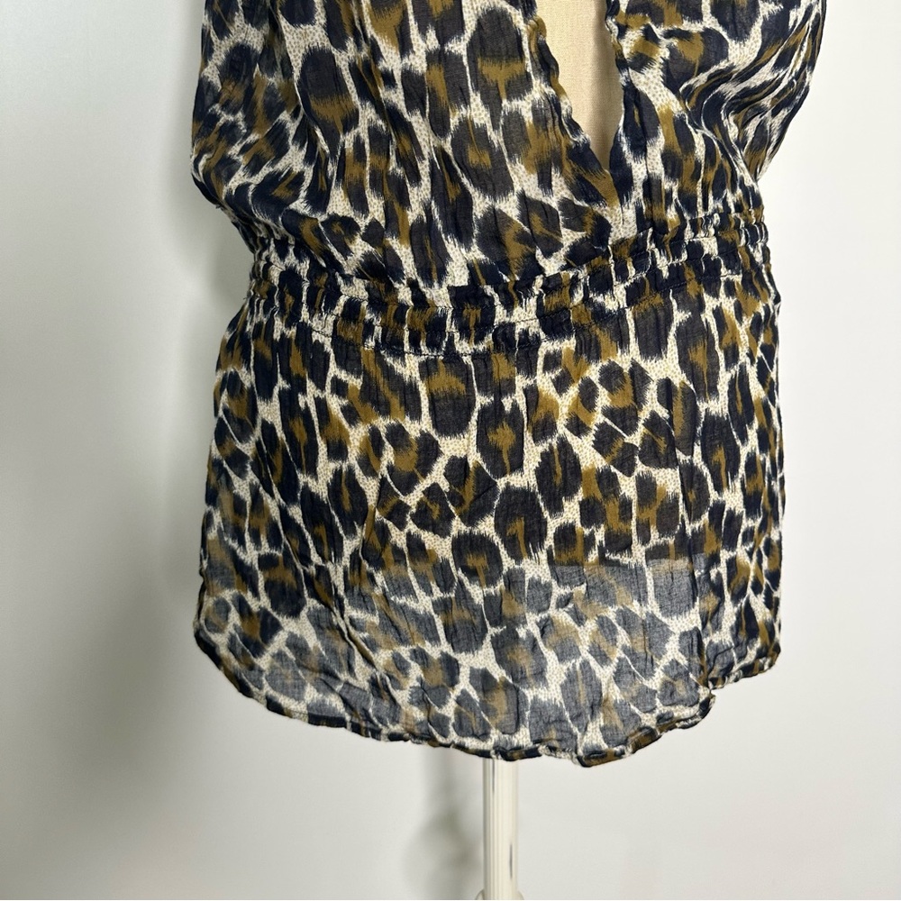 Forever21 animal print strapless top cover up Medium - Picture 11 of 16